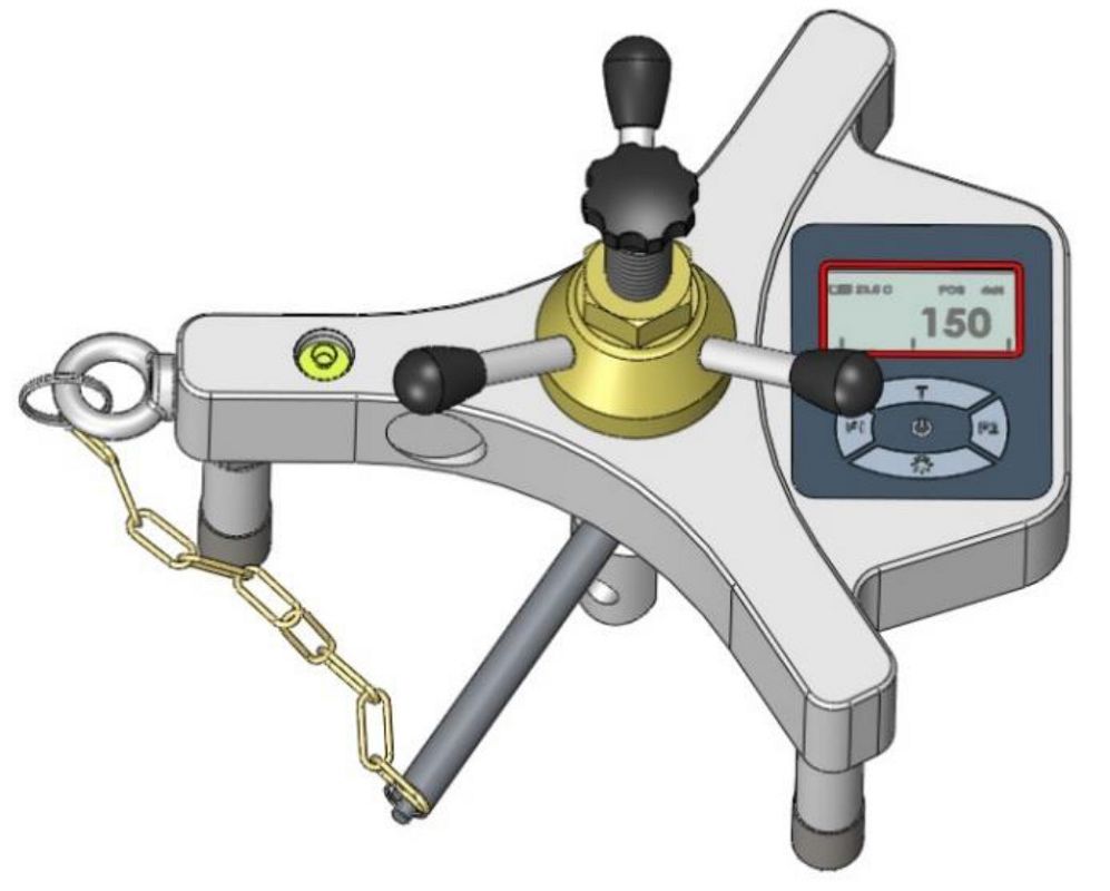 Extractomètre dynamométrique pour tester les points d'amarrage